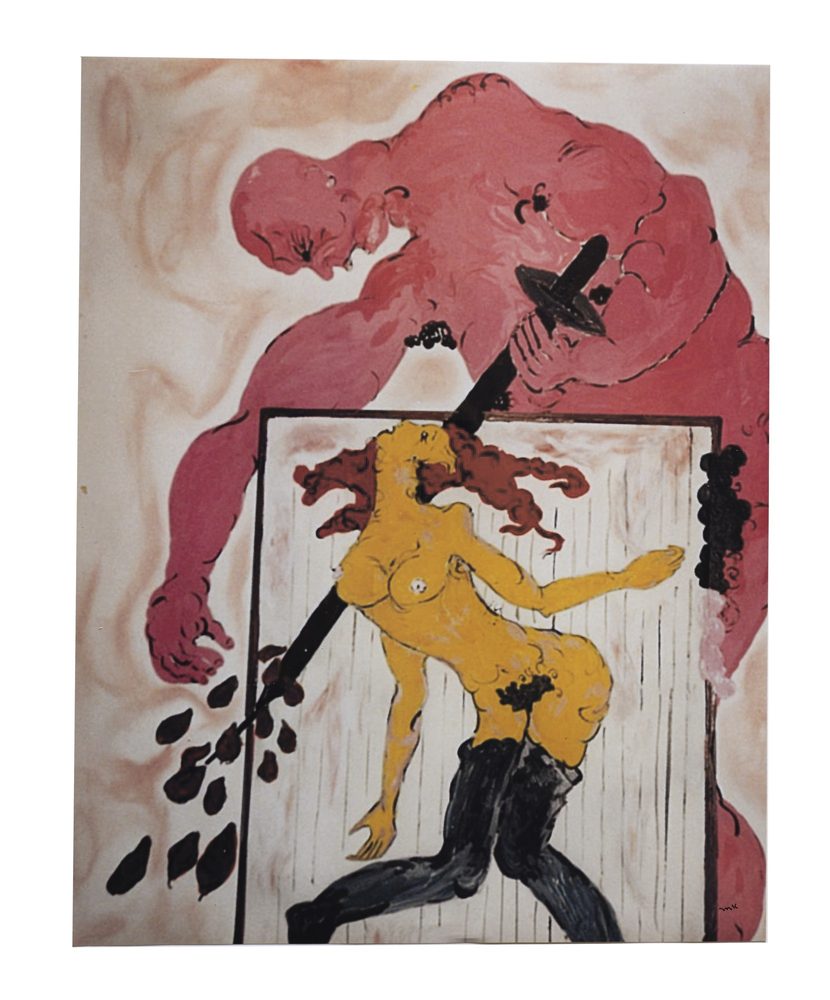 Abuse - original painting by Mary Kilpatrick