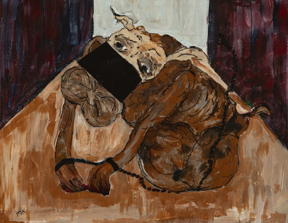Trapped - original painting by Mary Kilpatrick