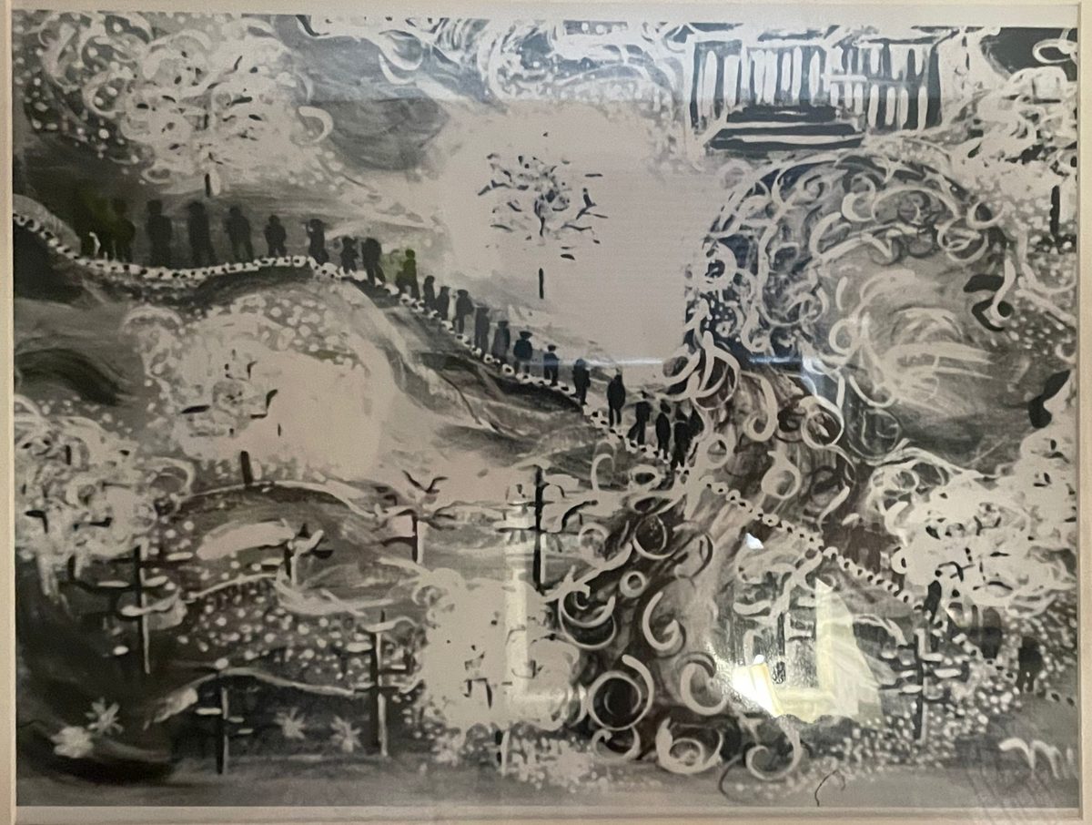 War - original painting by Mary Kilpatrick (sold)