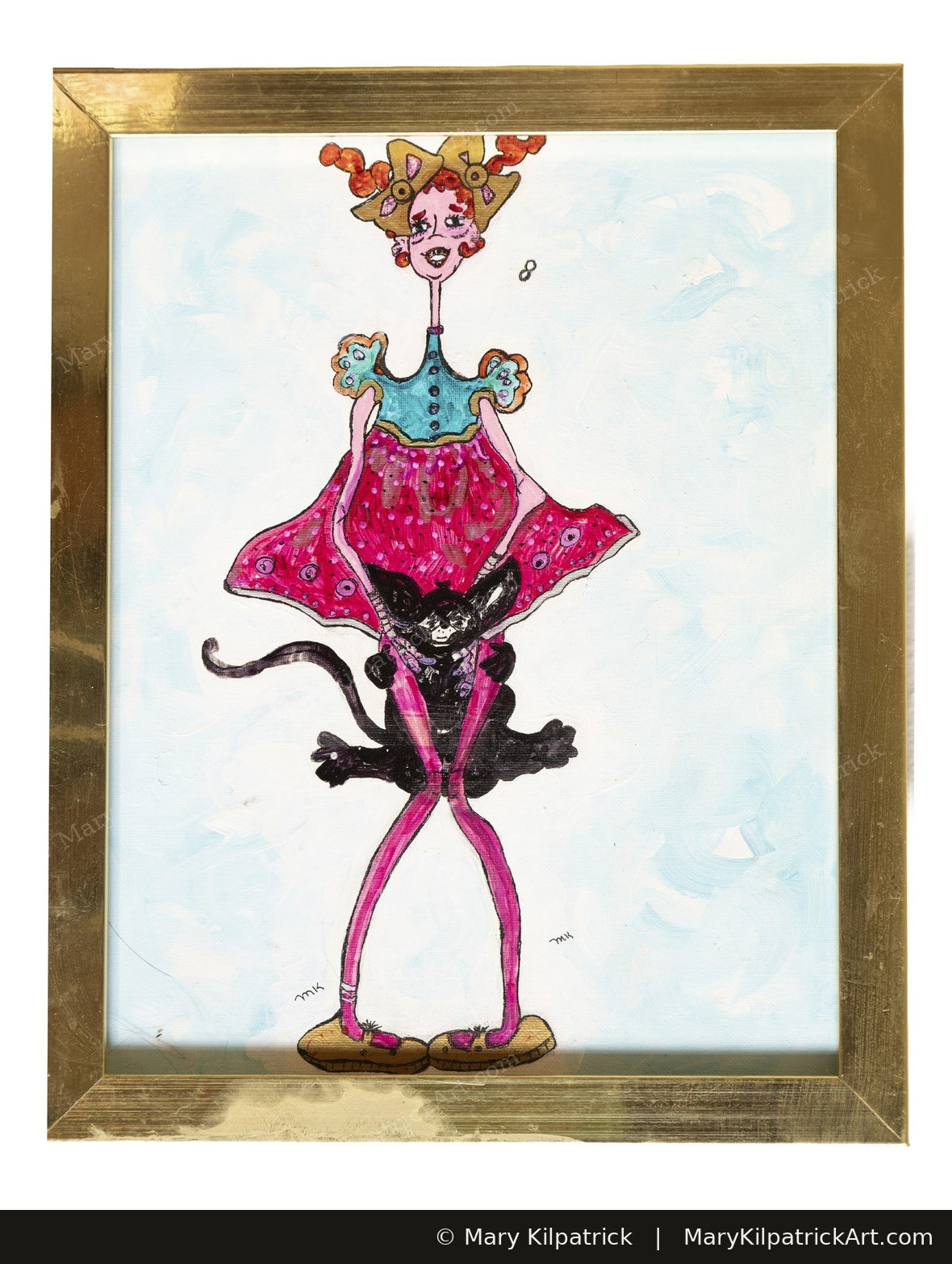 Original figurative painting 'Nanette' by Mary Kilpatrick — Acrylic, 11″ × 14″